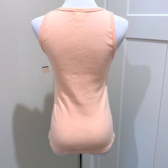 NWT Peach Rhinestoned “DANCE” Tank top - Picture 4 of 17